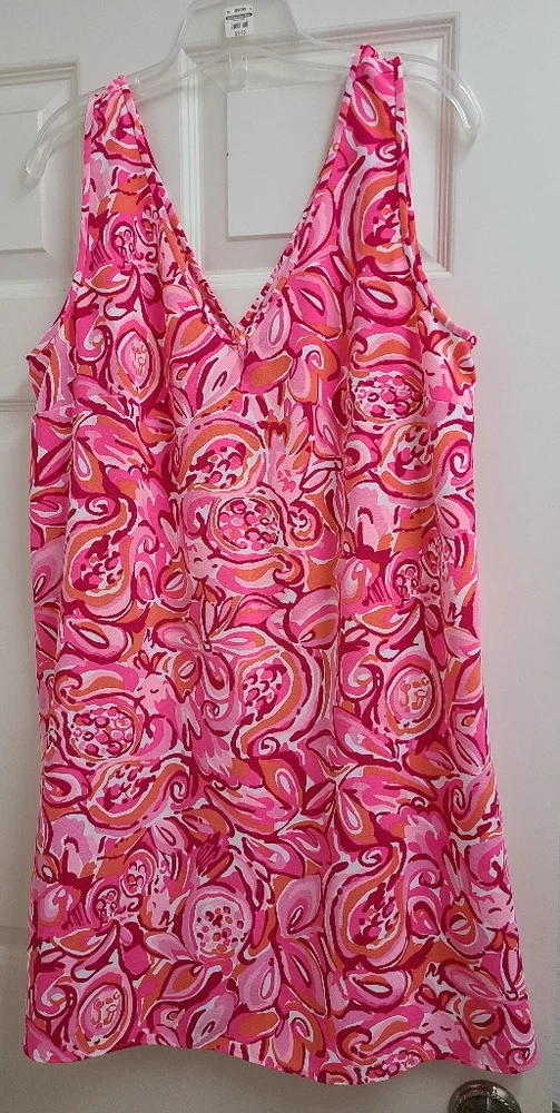 Lilly Pulitzer Pink Multi Floral Print Mini Dress - Picture 2 of 12